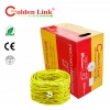 Cáp mạng Cat 6 UTP, 4Pr CCA - Golden Link 305m/cuộn, vỏ màu vàng