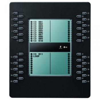 LIP-8040LSS - Bàn giám sát 40 phím chức năng có màn hình dùng cho tổng đài LG MG, LIK