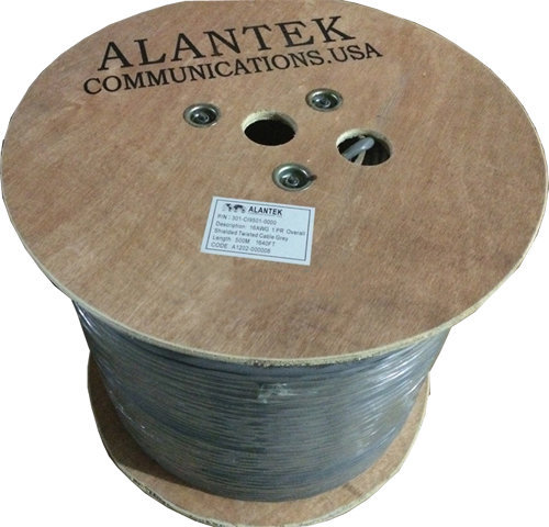 Cáp điều khiển chống nhiễu 18AWG 1 Pair 500m/cuộn - Alantek (301-CI9401-0000)