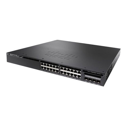 WS-C3650-24PS-E Cisco Catalyst 3650 24 Port PoE 4x1G Uplink IP Services