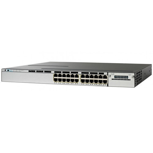 WS-C3850-24PW-S Cisco Catalyst 3850 24 Port PoE with 5 AP license IP Base