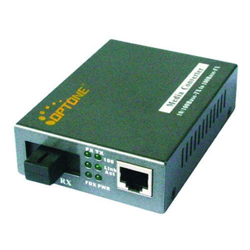 Converter quang điện 1200S Single-mode 60Km, SC, 1 cổng 10/100M Optone