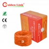 Cáp mạng Cat 5e UTP, 4Pr CCA - Golden Link 305m/cuộn, vỏ màu cam (hết hàng)