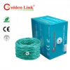 Cáp mạng Cat 5e FTP, 4Pr CU - Golden Link 305m/cuộn, vỏ màu xanh lơ