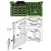 D100-DSIB.ST - DTK (6 ports) / SLT (6 ports) interface board