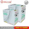 Cáp mạng Platinum Cat 6 SFTP - Golden Link 305m/cuộn, vỏ màu xanh lá (hết hàng)