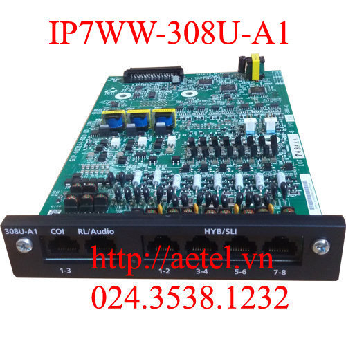 IP7WW-308U-A1 - Card mở rộng 3 trung kế 8 thuê bao hỗn hợp (SL-2100)